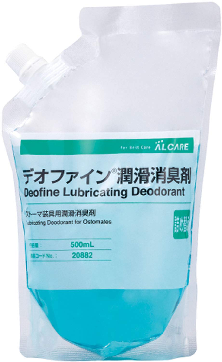 ALCARE デオファイン潤滑消臭剤 250ml 2本詰替500ml2箱　計4箱 デオファイン潤滑消臭剤 ボトル｜ヤガミホームヘルスセンター e.より